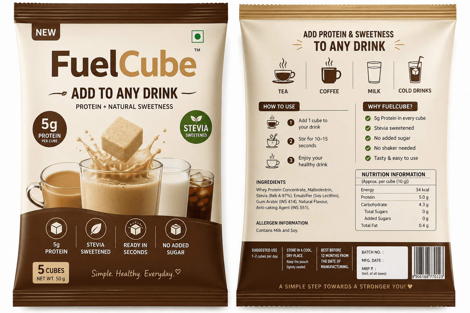 FuelCube Plain Packet